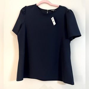 Express navy blouse